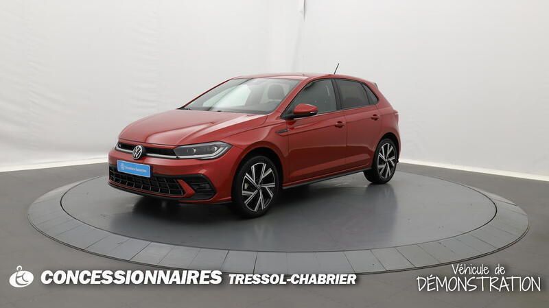 Rouge Utilisé 2023 VW Polo R-line Berline | 26 690 € (Prix cher) - Image 1/4