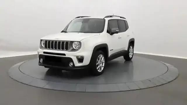 Blanc Utilisé 2021 Jeep Renegade Limited SUV | 16 990 € (Prix juste) - Image 1/4