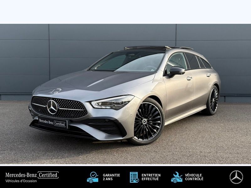 Gris Utilisé 2024 Mercedes CLA200 Shooting Brake Break | 45 900 € (Prix cher) - Image 1/3