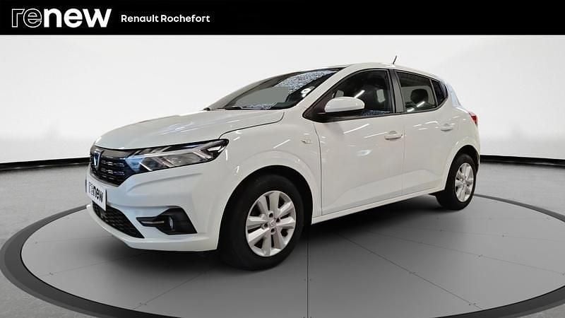 Blanc Utilisé 2022 Dacia Sandero Comfort Citadine | 11 990 € (Bon prix) - Image 1/4