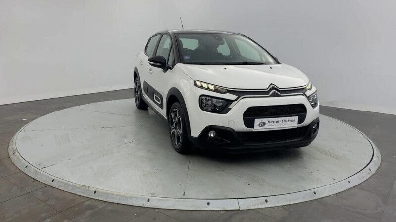 Blanc Utilisé 2022 Citroën C3 PureTech Citadine | 11 229 € (Prix juste) - Image 1/4