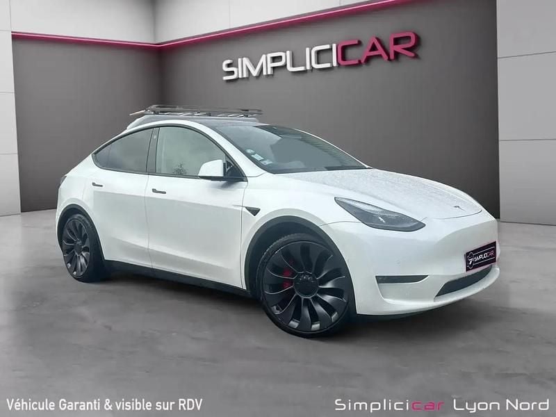 Occasion Tesla Model Y Performance 392 kW (534 ch) 2022 Blanc SUV