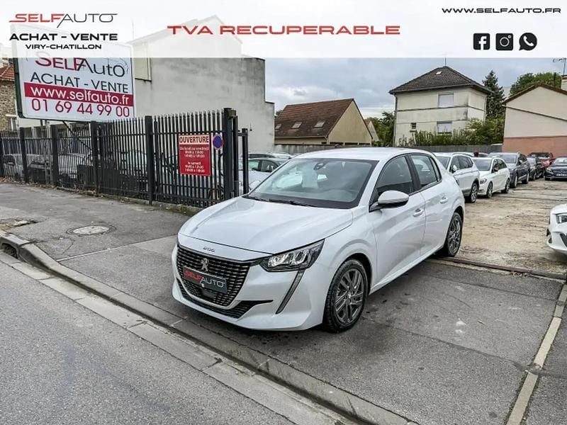 Blanc Utilisé 2021 Peugeot 208 Business-Line Citadine | 9 480 € (Bon prix) - Image 1/4