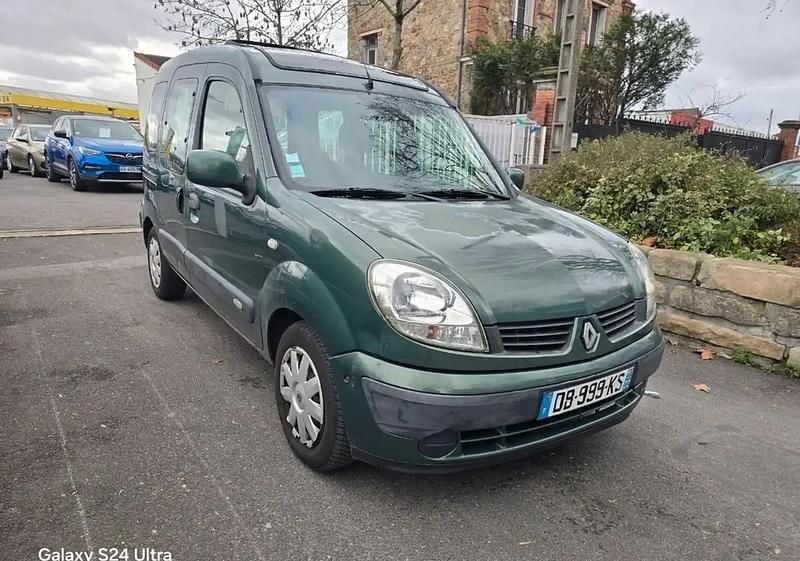 Occasion Renault Kangoo 69 ch (50 kW) 2007 Vert Monospace
