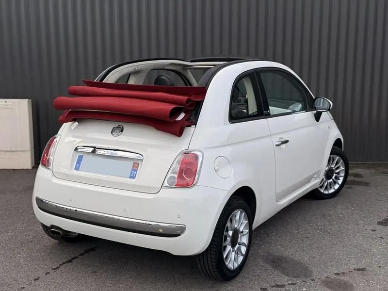 Occasion Fiat 500C Lounge 69 ch (50 kW) 2010 Blanc Cabriolet