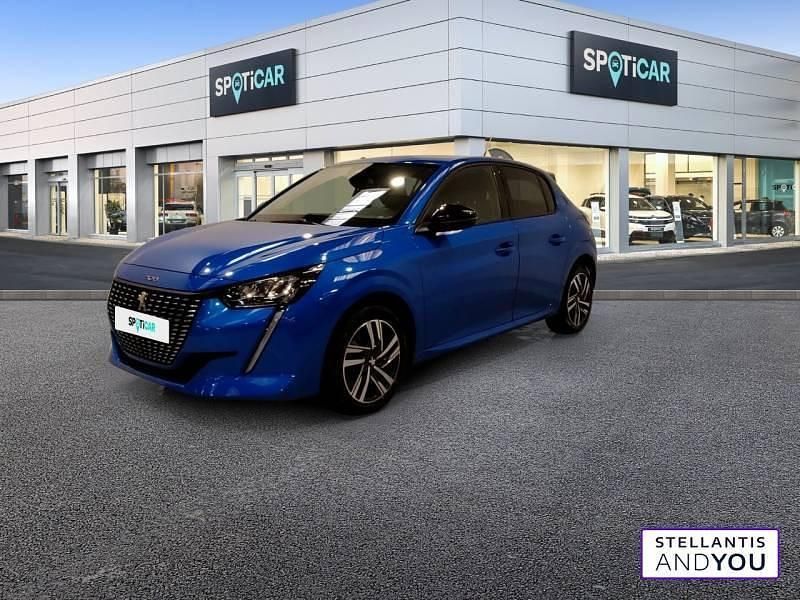 Bleu Utilisé 2022 Peugeot 208 Allure Citadine | 14 990 € (Prix juste) - Image 1/4