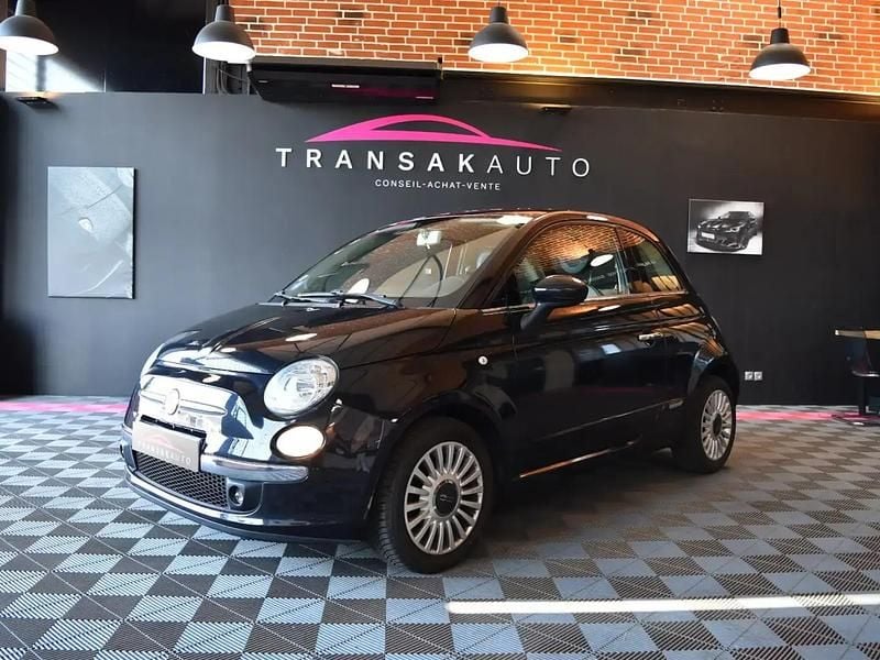 Noir Utilisé 2013 Fiat 500 Lounge Citadine | 5 490 € (Bon prix) - Image 1/4