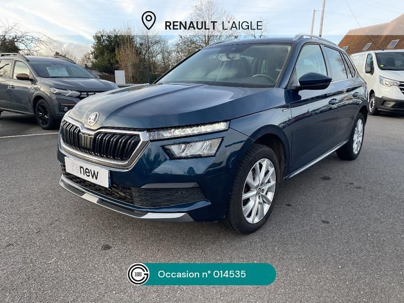 Bleu Occasion 2021 Skoda Kamiq SUV | 16 999 € (Bon prix) - Image 1/4