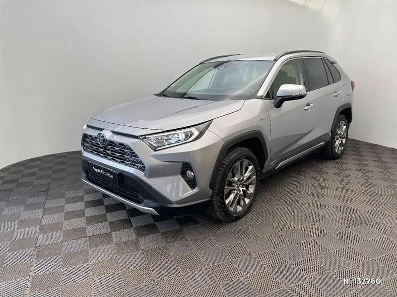 Gris Occasion 2022 Toyota RAV4 Hybrid Lounge SUV | 33 990 € (Prix juste) - Image 1/4