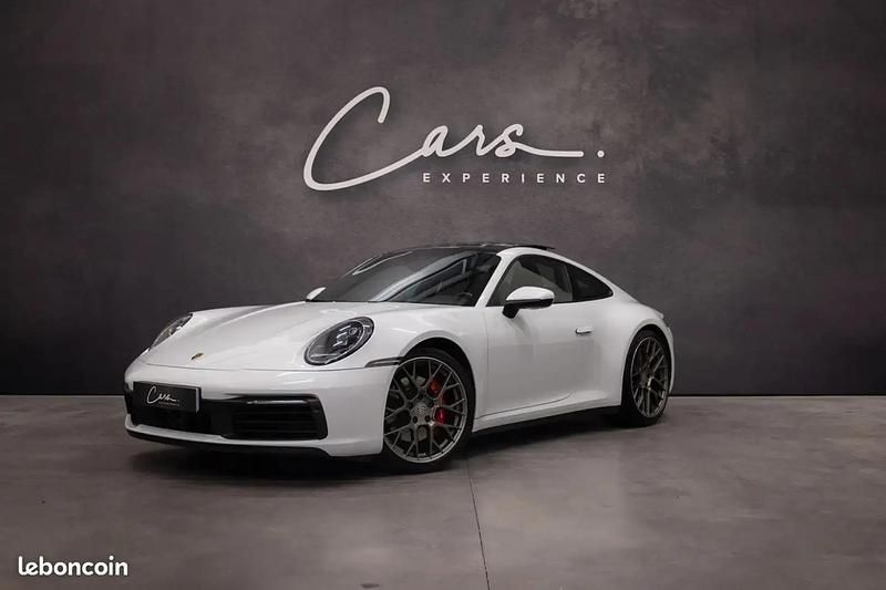 Blanc Occasion 2019 Porsche 911 Carrera S Cabriolet Sport Cabriolet | 127 900 € (Super prix) - Image 1/4
