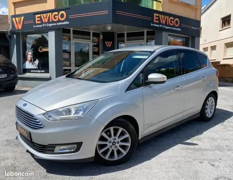 Gris Utilisé 2018 Ford C-MAX Titanium Monospace | 9 980 € (Prix juste) - Image 1/4