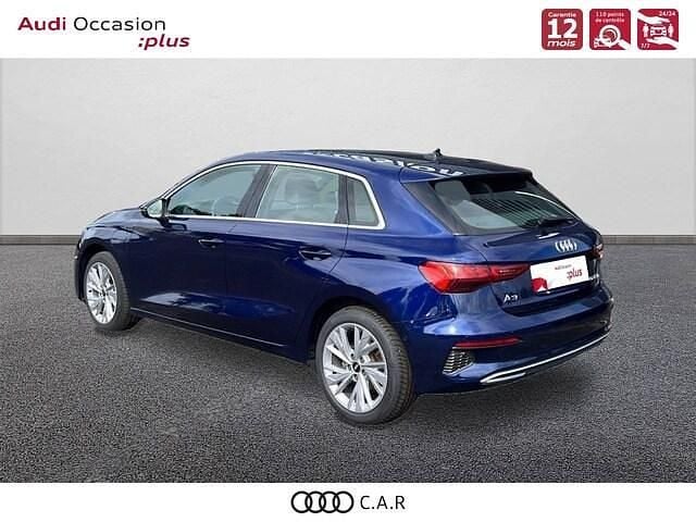 Occasion Audi A3 Sportback e-tron Design 150 ch (110 kW) 2021 Bleu navarre métallisé Citadine