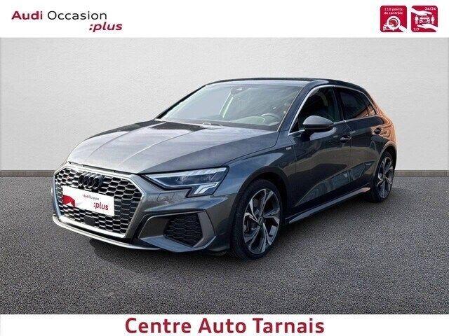 Gris daytona nacré Utilisé 2021 Audi A3 S-Line | 28 488 € (Prix juste) - Image 1/4