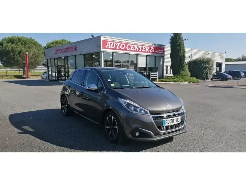Gris Utilisé 2019 Peugeot 208 Citadine | 10 990 € (Bon prix) - Image 1/4