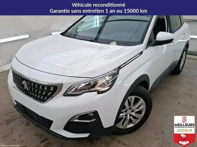 Blanc Utilisé 2019 Peugeot 3008 Active SUV | 14 900 € (Bon prix) - Image 1/4
