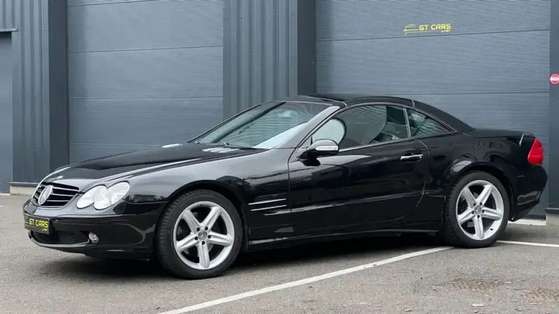 Noir Utilisé 2003 Mercedes SL500 Cabriolet | 19 990 € - Image 1/4
