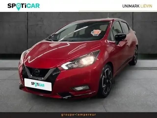 Rouge volcano Occasion 2021 Nissan Micra Berline | 12 990 € (Prix juste) - Image 1/4