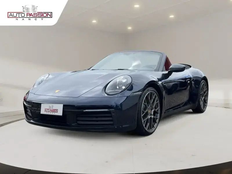 Bleu Utilisé 2019 Porsche 911 Carrera 4S Cabriolet Cabriolet | 159 992 € (Prix cher) - Image 1/4