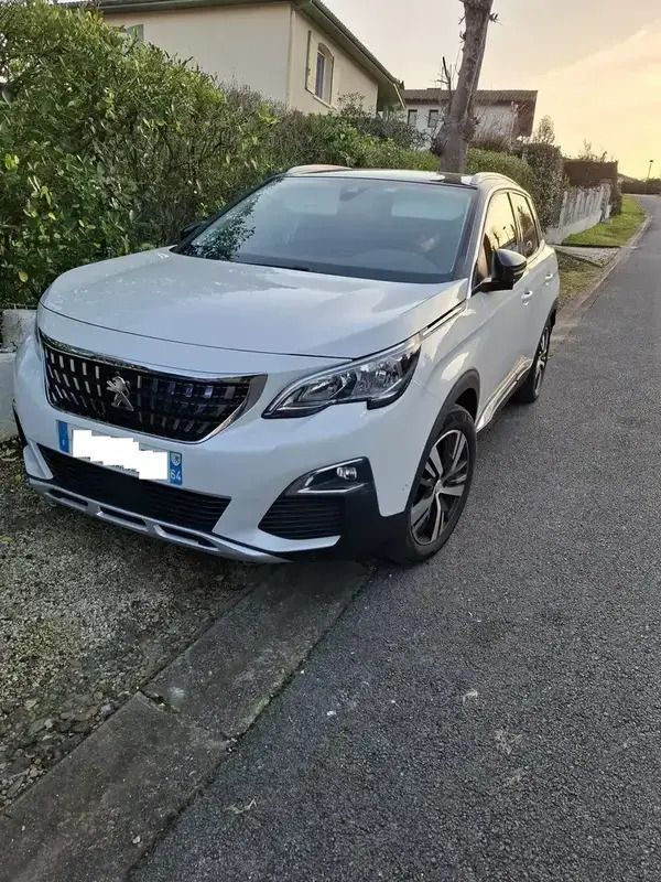 Blanc Utilisé 2019 Peugeot 3008 SUV | 13 500 € (Bon prix) - Image 1/4