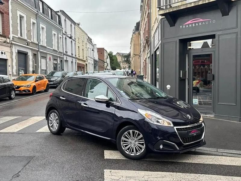 Bleu Utilisé 2019 Peugeot 208 Allure Citadine | 8 990 € (Super prix) - Image 1/4