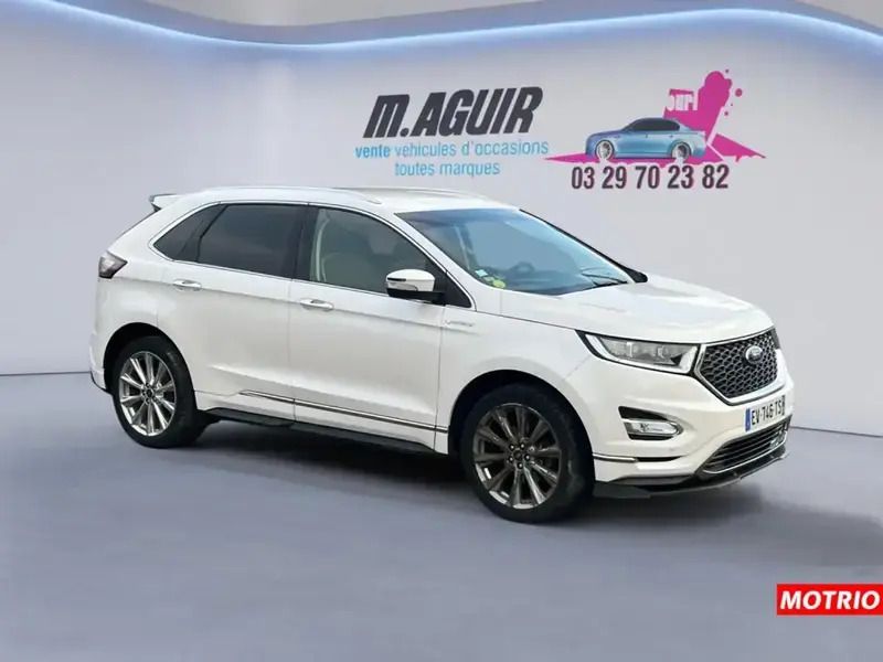 Blanc Utilisé 2018 Ford Edge Vignale SUV | 20 980 € (Bon prix) - Image 1/4