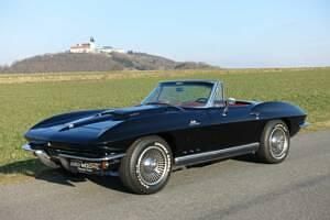 Occasion Chevrolet Corvette Stingray 300 ch (220 kW) 1965 Noir Cabriolet