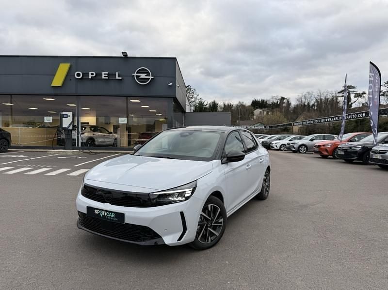 Occasion Opel Corsa GSe 102 ch (75 kW) 2025 Blanc kontur métallisé/toit noir karbon Citadine