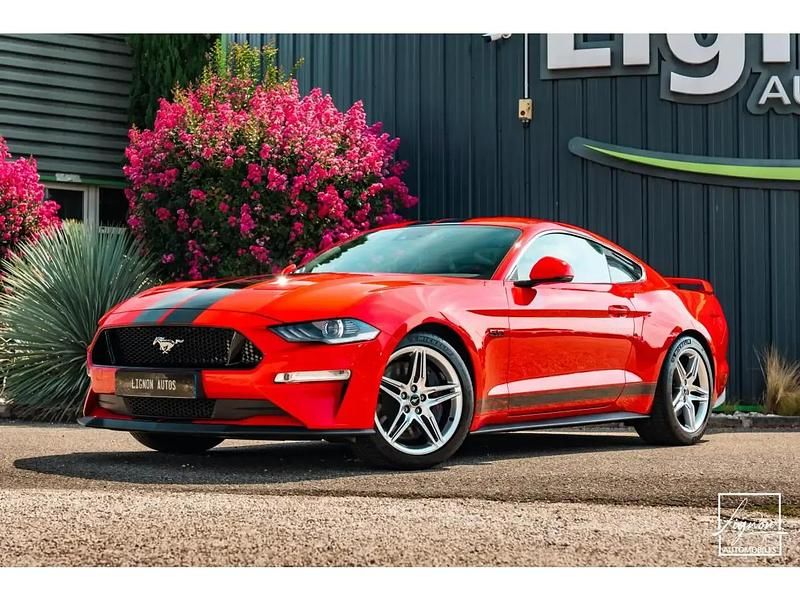 Rouge Occasion 2020 Ford Mustang GT Premium Coupé | 51 990 € (Bon prix) - Image 1/4