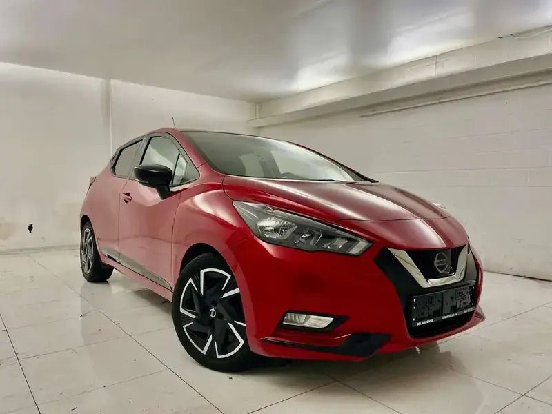 Rouge Utilisé 2021 Nissan Micra Citadine | 13 950 € (Prix juste) - Image 1/4