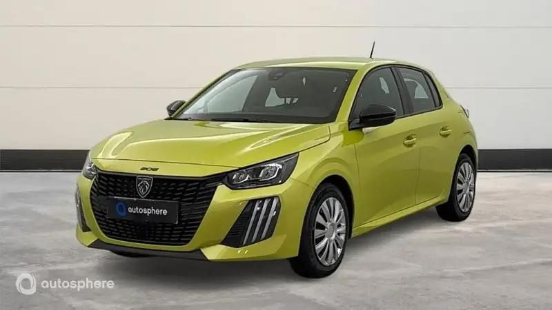 Jaune Utilisé 2024 Peugeot 208 Active Citadine | 15 299 € (Prix juste) - Image 1/4