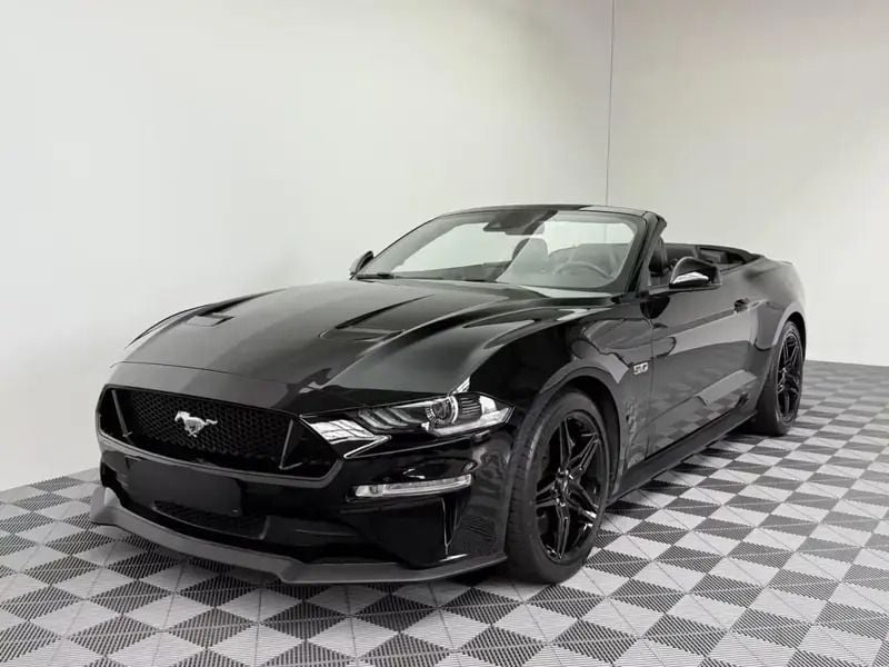 Noir Utilisé 2019 Ford Mustang Convertible Cabriolet | 45 900 € (Prix juste) - Image 1/4