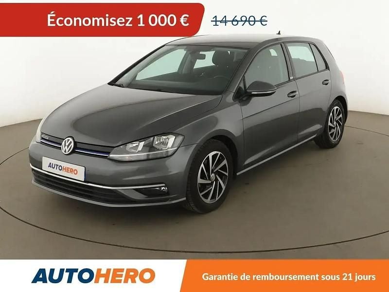 Gris Occasion 2018 VW Golf VII Berline | 13 690 € (Bon prix) - Image 1/2