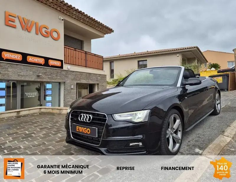 Noir Utilisé 2014 Audi A5 Cabriolet S-line plus Cabriolet | 24 490 € - Image 1/4