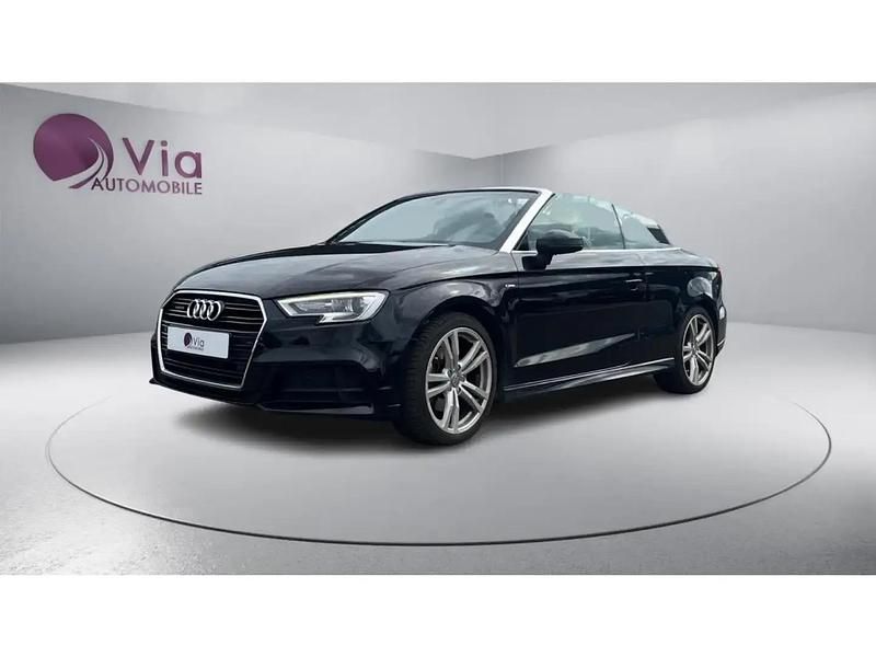 Noir Utilisé 2017 Audi A3 Cabriolet S-Line Cabriolet | 19 990 € - Image 1/4