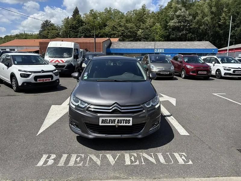 Gris Occasion 2017 Citroën C4 PureTech Berline | 6 490 € (Bon prix) - Image 1/4