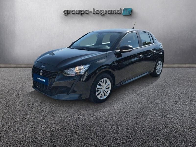 Noir Utilisé 2021 Peugeot 208 S Citadine | 10 980 € (Prix juste) - Image 1/4