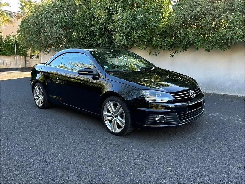 Noir Utilisé 2012 VW Eos Cabriolet | 10 490 € (Bon prix) - Image 1/4