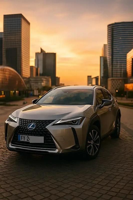 Gris Utilisé 2021 Lexus UX 250h SUV | 25 450 € (Prix juste) - Image 1/4
