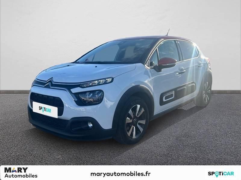 Blanc Utilisé 2022 Citroën C3 PureTech Citadine | 12 990 € (Prix assez cher) - Image 1/4
