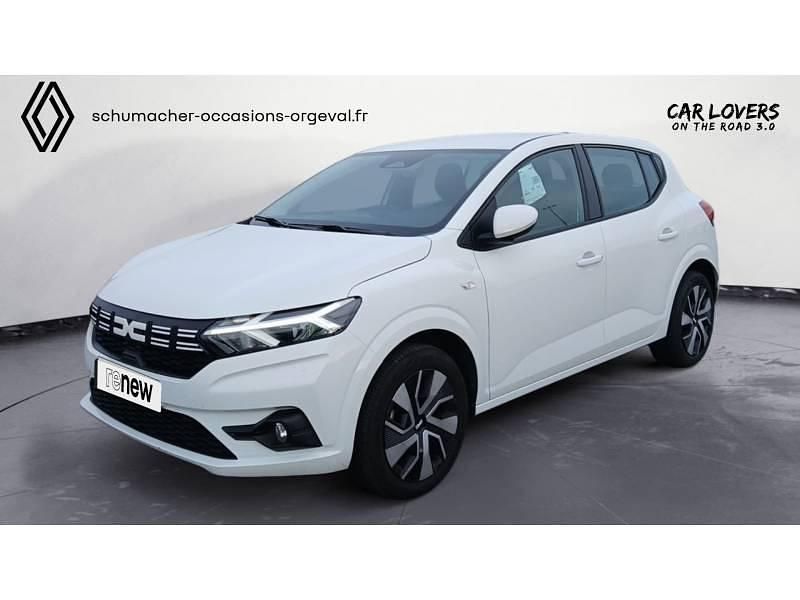 Blanc Utilisé 2025 Dacia Sandero Expression Citadine | 15 480 € (Prix juste) - Image 1/4