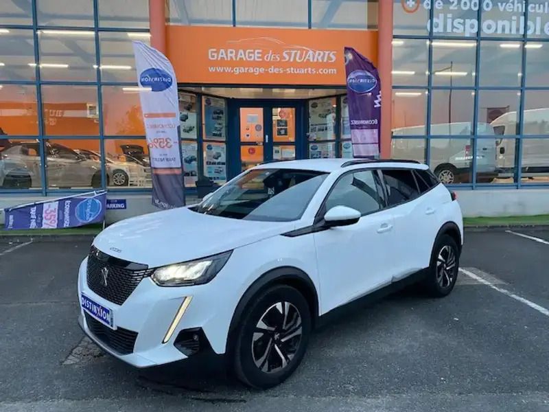 Blanc Utilisé 2020 Peugeot 2008 Allure+ SUV | 16 480 € (Prix cher) - Image 1/4