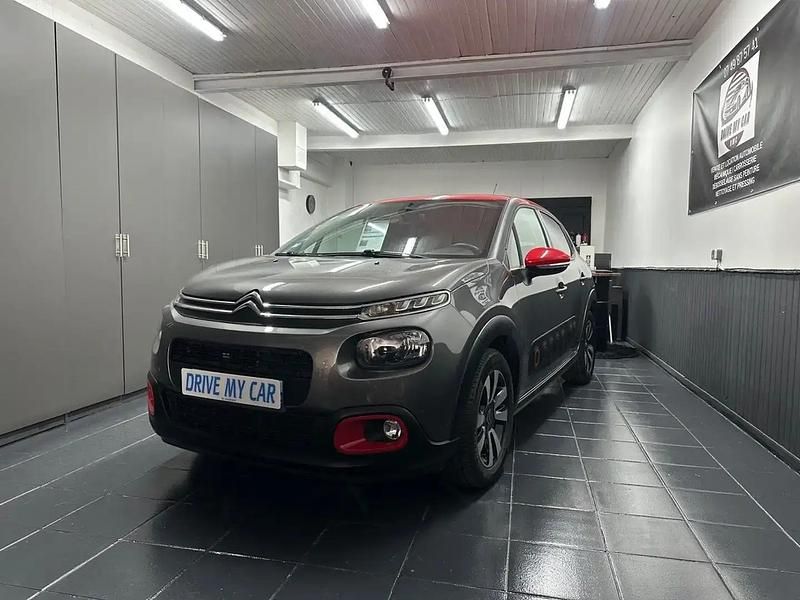 Gris Utilisé 2020 Citroën C3 PureTech Citadine | 10 590 € (Prix juste) - Image 1/4