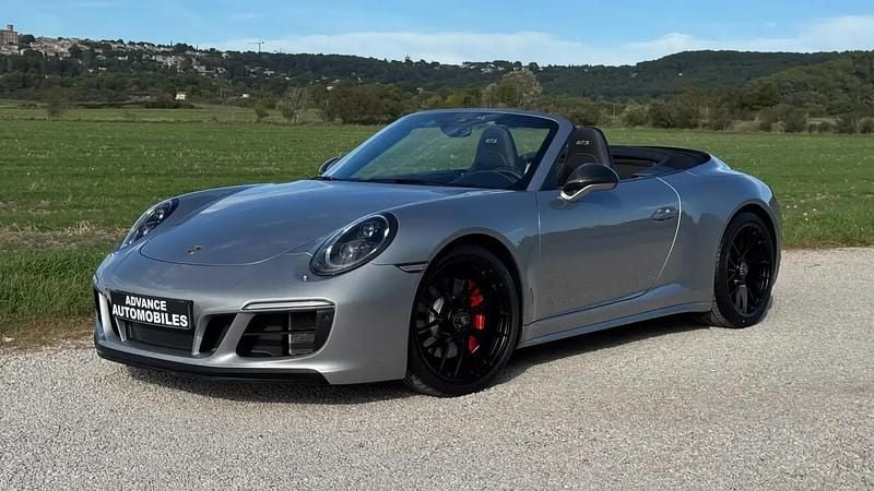 Argent Occasion 2019 Porsche 911 Carrera 4 Cabriolet Cabriolet | 145 000 € - Image 1/4