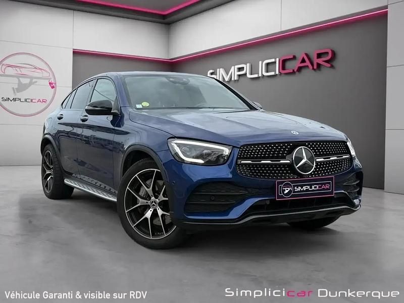 Bleu Occasion 2019 Mercedes GLC300 AMG line Coupé | 35 980 € (Prix juste) - Image 1/4