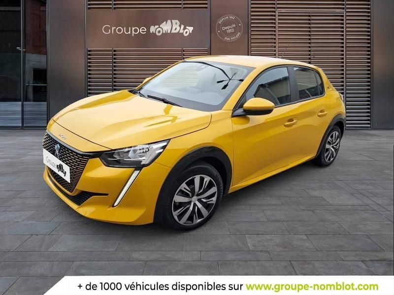 Jaune Utilisé 2020 Peugeot e-208 Citadine | 12 990 € (Prix juste) - Image 1/4