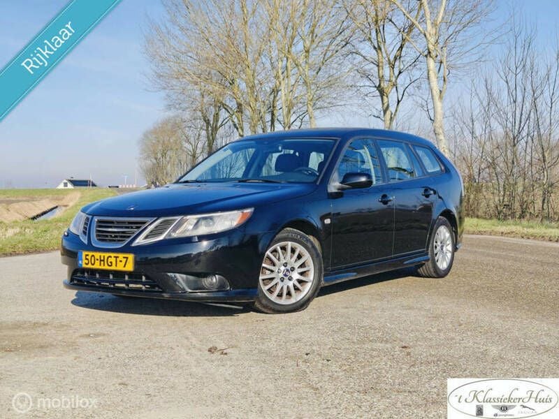 Noir Utilisé 2008 Saab 9-3 Break | 3 450 € - Image 1/4