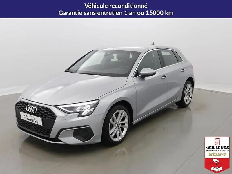 Blanc Utilisé 2021 Audi A3 Design Berline | 22 900 € (Prix juste) - Image 1/4