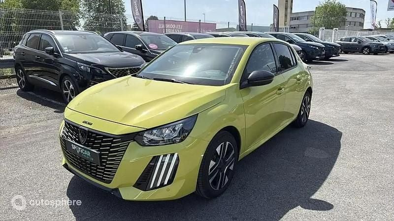 Jaune Utilisé 2024 Peugeot e-208 Allure Citadine | 24 999 € (Prix cher) - Image 1/4