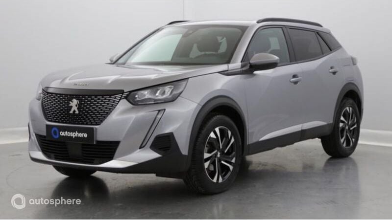 Gris Utilisé 2021 Peugeot 2008 Allure SUV | 13 999 € (Bon prix) - Image 1/4