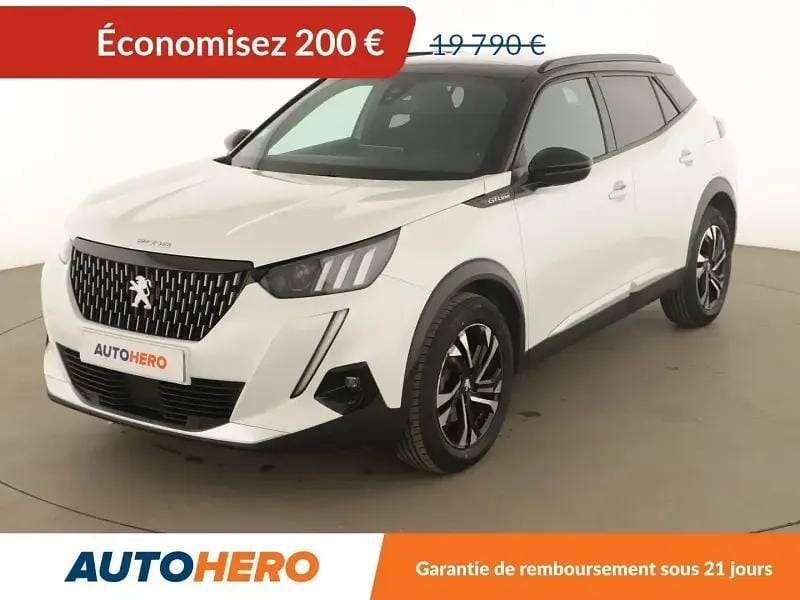 Blanc Utilisé 2020 Peugeot 2008 GT-line SUV | 18 190 € (Prix juste) - Image 1/2